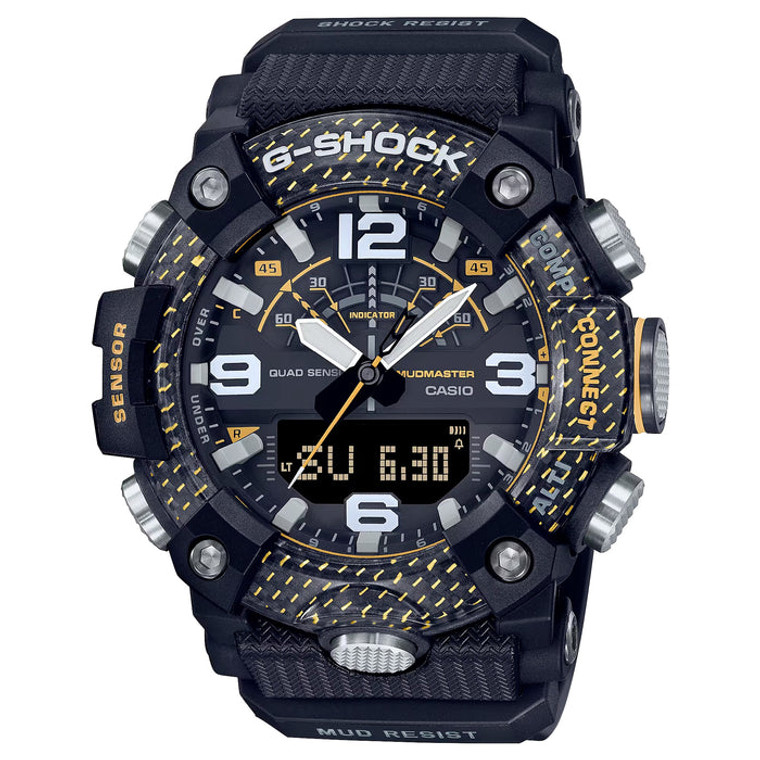 G-SHOCK GGB100Y-1A YELLOW ACCENT SERIES MUDMASTER MEN'S WATCH