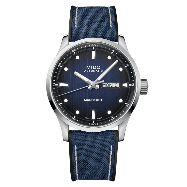 MIDO MULTIFORT M | BLUE GRADIENT DIAL | MODEL M038.430.17.041.00