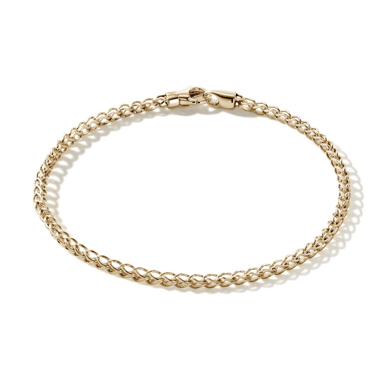 JOHN HARDY: Surf Bracelet, Gold, 2.3MM | BUGG901139 JOHN HARDY: Surf Bracelet, Gold, 2.3MM | BUGG901139