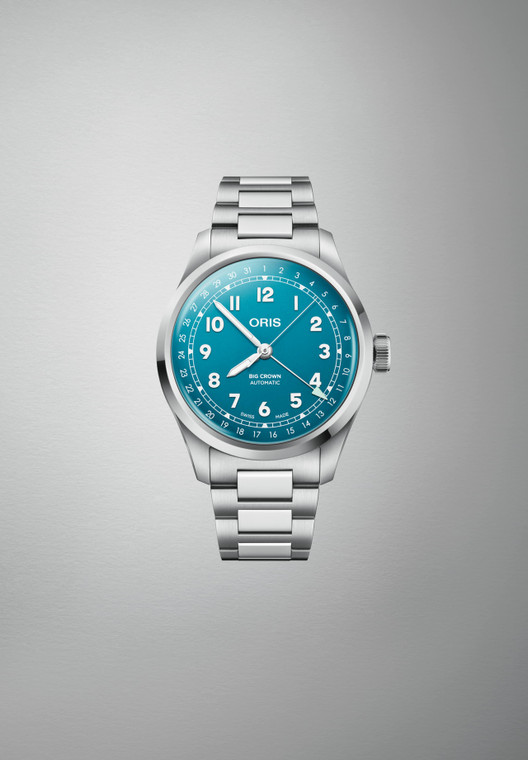 Oris Big Crown Pointer Date 40 mm Blue Dial – Front View – 01-754-7798-4065-07-8-20-06