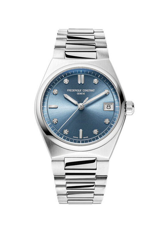 FREDERIQUE CONSTANT: HIGHLIFE LADIES QUARTZ 31MM, SILVER DIAL, DIAMONDS | FC-240LND2NH26B
