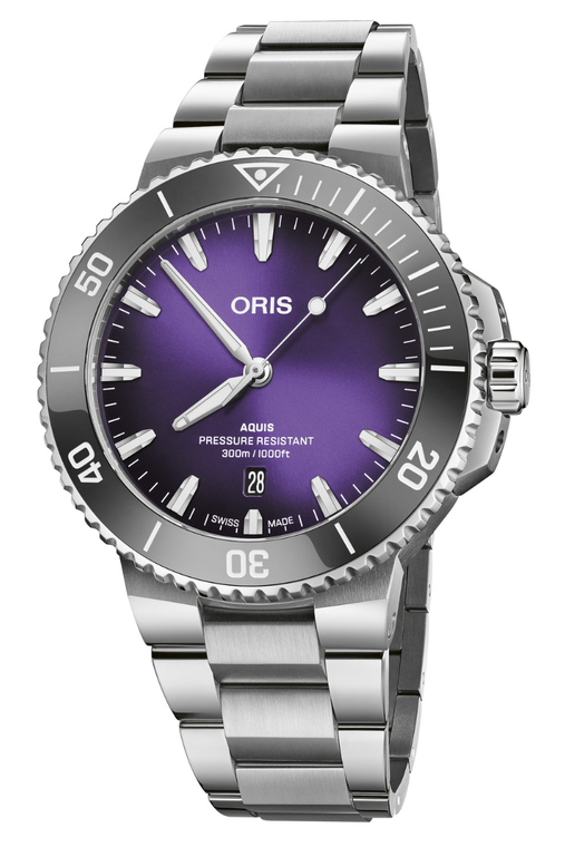Oris Aquis Date “Taste of Summer” 43.5 mm Purple Dial | 01 733 7789 4158-07 8 23 04PEB
