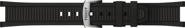 TISSOT: BLACK RUBBER STRAP FOR 41MM T-RACE | T603049718
