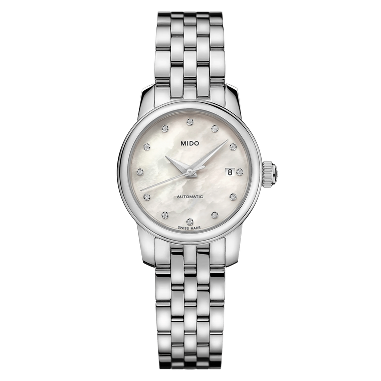 Mido Baroncelli Lady Twenty Five 25 mm Mother-of-Pearl Dial – Diamond Dial [M039.007.11.106.00]