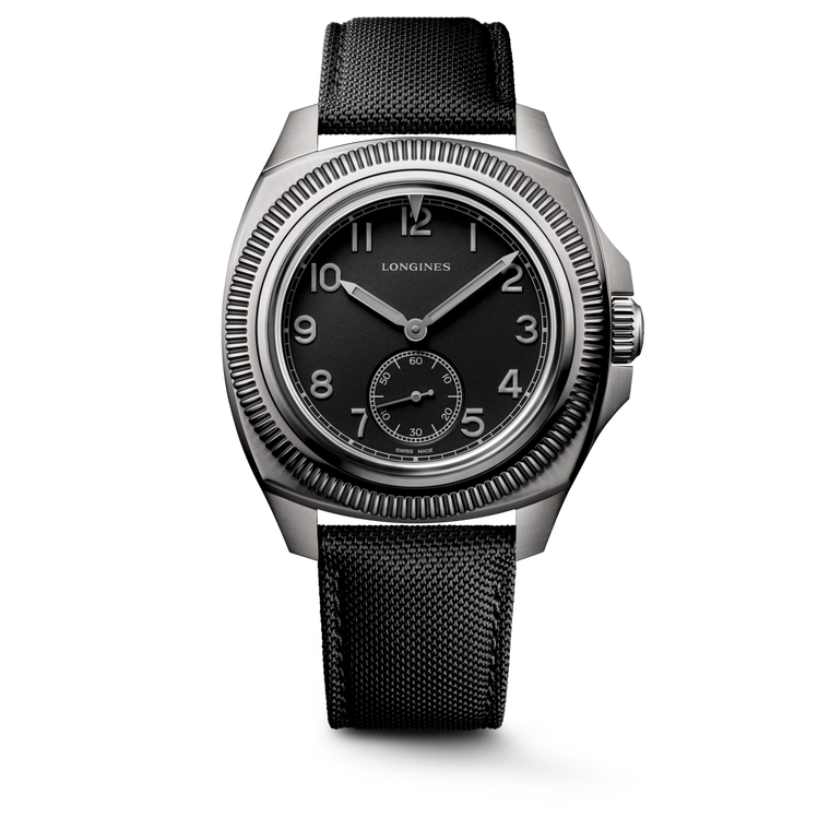 Longines Pilot Majetek Pioneer Edition Automatic 43 mm Black Dial Titanium Black Strap [L2.838.1.53.2]