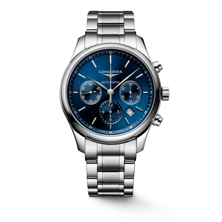 Longines Master Collection Sunray Blue Dial Stainless Steel Bracelet Automatic Chronograph 42 mm [L2.759.4.92.6]