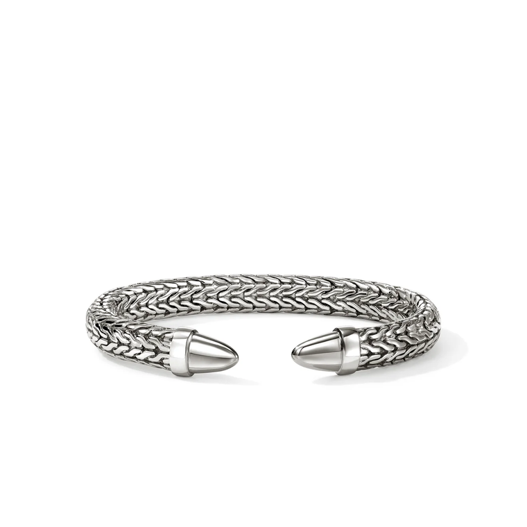 John Hardy Spear 50 Flex Cuff Bracelet – Sterling Silver [CM98796]