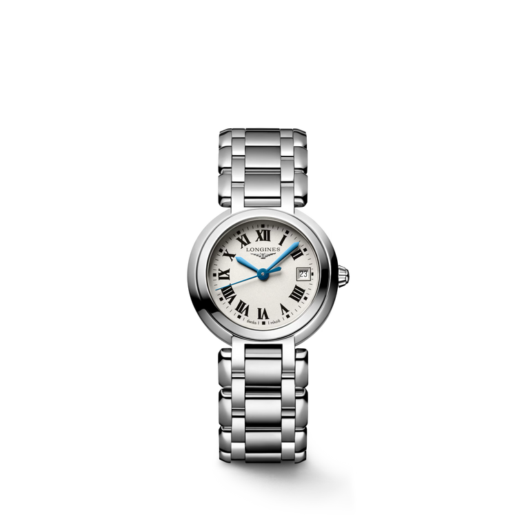 Longines PrimaLuna Quartz Silver Opaline Dial Stainless Steel Bracelet 26.50 mm [L8.120.4.71.6]