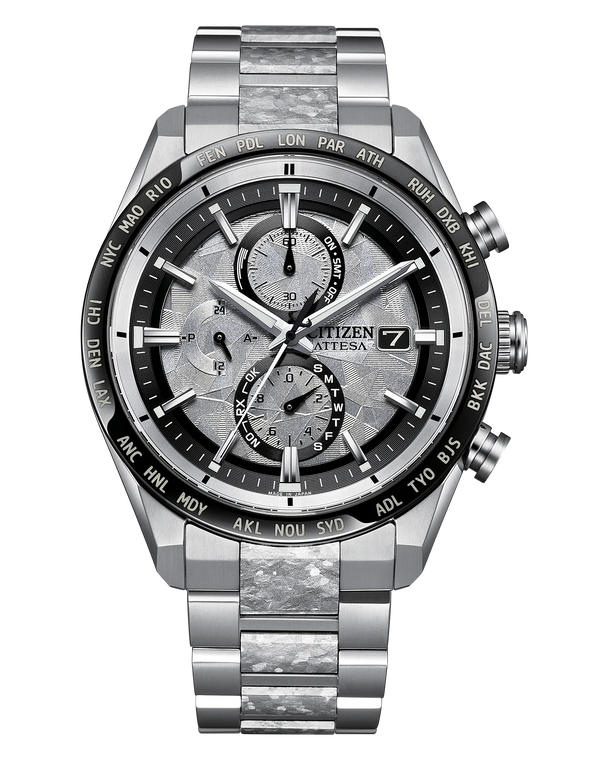 Citizen ATTESA Super Titanium™ Platinum Shine  Atomic Time 42mm Silver Dial [AT8284-61A]