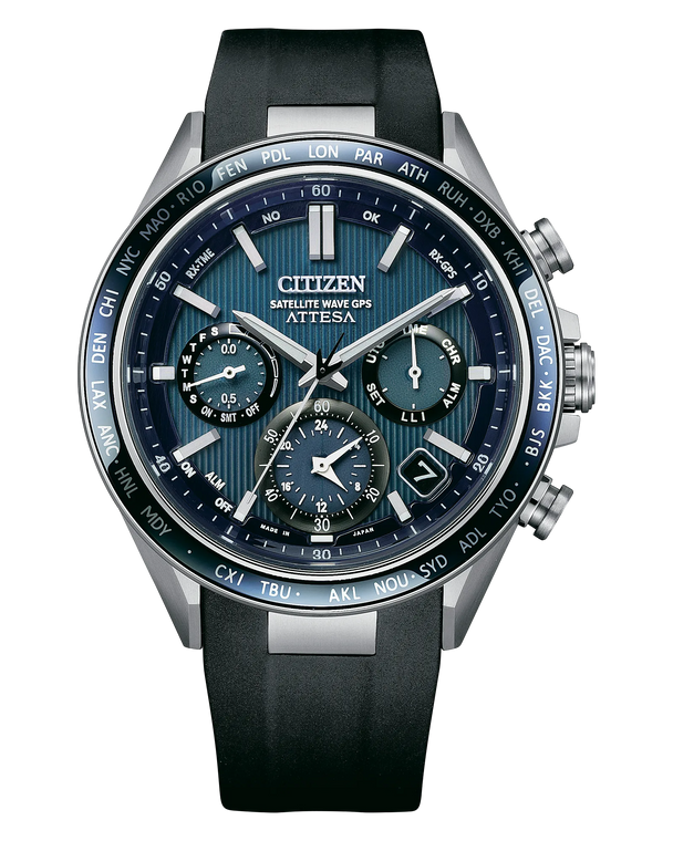 Citizen ATTESA Super Titanium™ Satellite Wave GPS 44.6mm Blue Dial [CC4050-18L]