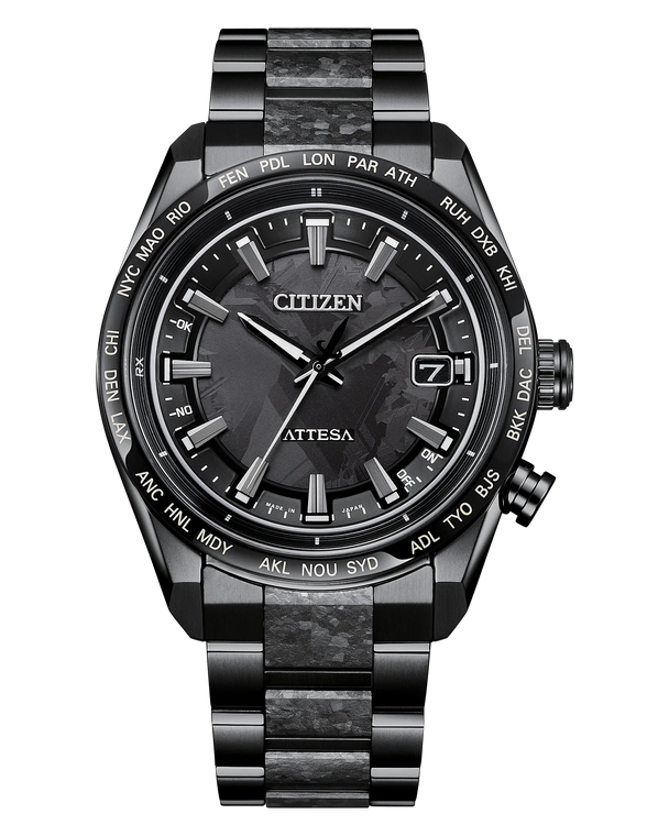 Citizen ATTESA Super Titanium™ with DLC Atomic Time 40.6mm Black Dial [CB0285-63E]