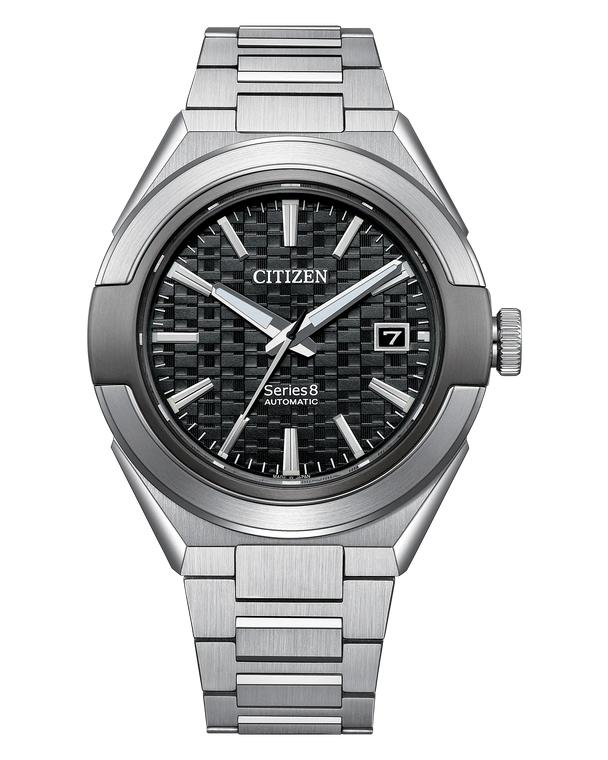 Citizen Series8 Automatic 40.8 mm Black Dial Stainless Steel Bracelet [NA1036-56E]