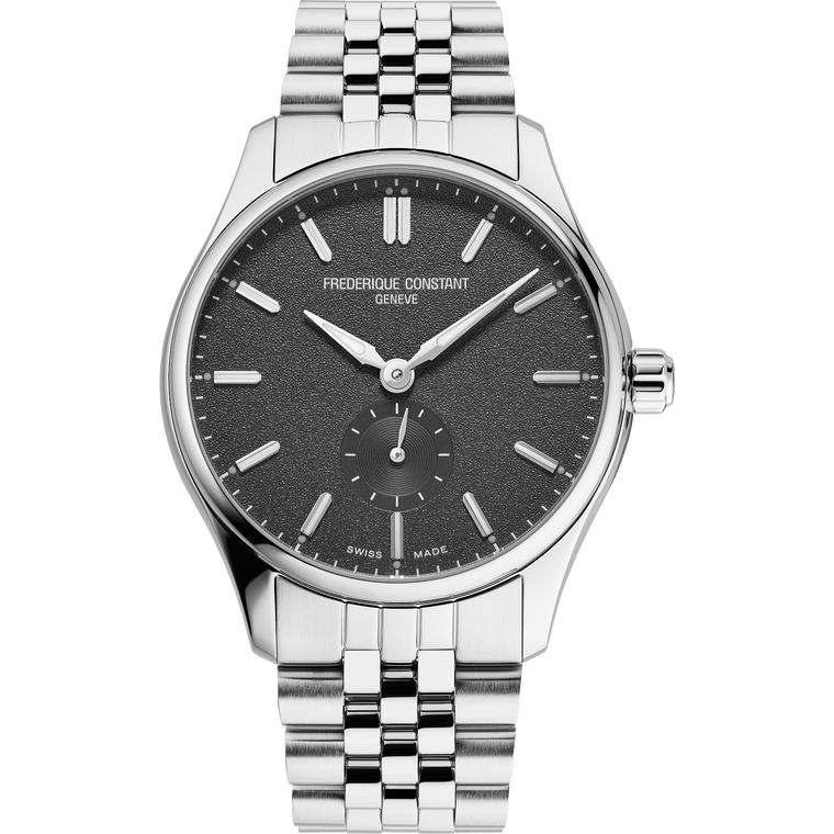 Frederique Constant Classics Index Automatic, Small Seconds Grey Dial 39mm [FC-530G3B6B]