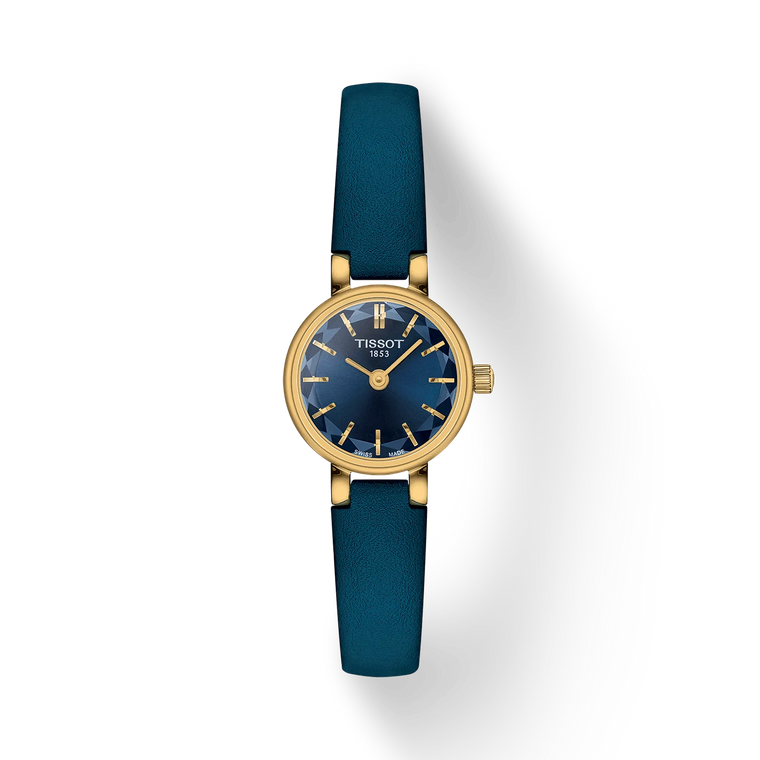 Tissot Lovely Round 19.5 mm Quartz Blue Dial Yellow PVD [T140.009.36.041.00]