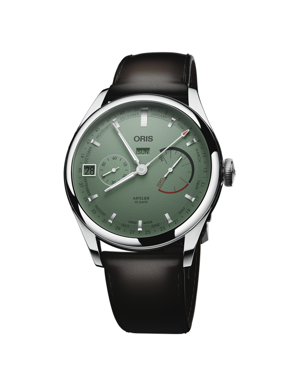 Oris Artelier Calibre 113 43 mm Manual Wind 10-Day Power Reserve Green Dial [01 113 7806 4057-07 5 22 96FC]