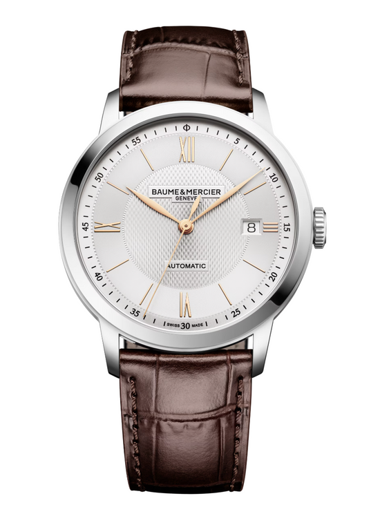 Baume & Mercier Classima 40 mm Automatic Silver Dial Leather [10853]