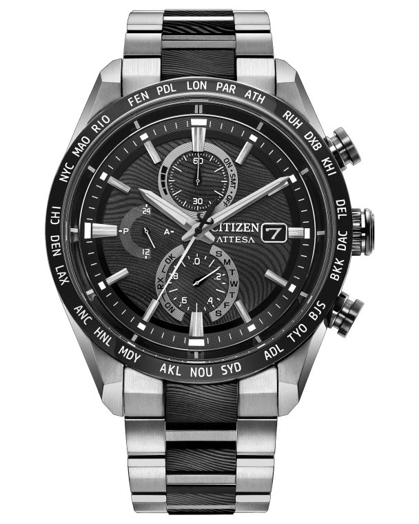 Citizen Attesa ACT Line Star Wars™ The Mandalorian Beskar Limited Edition Eco-Drive Atomic Timekeeping Watch 42 mm [AT8385-55E]