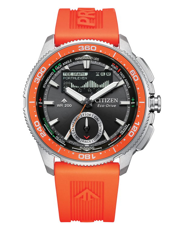 Citizen Promaster Marine WaveTracker Limited Edition Eco-Drive Yacht Timer 42 mm Black Dial Watch [JV3000-13E]