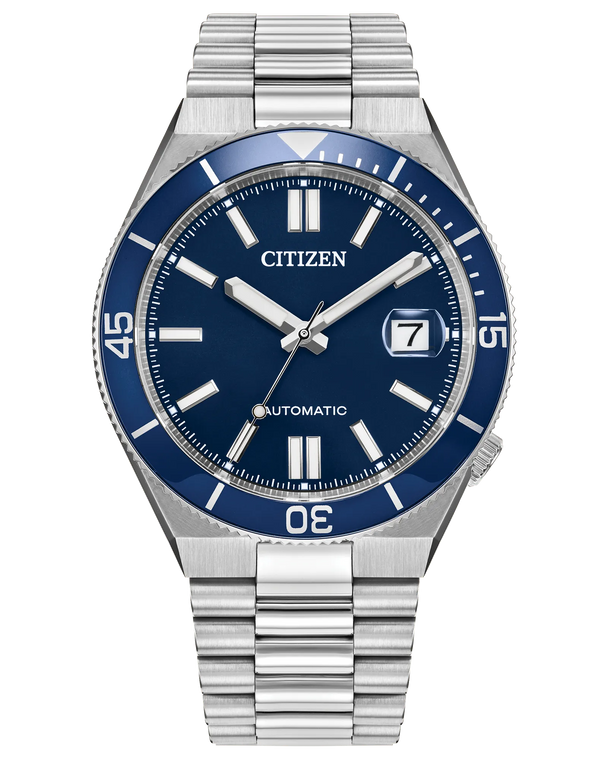 Citizen TSUYOSA Shore Automatic 40 mm Navy Blue Dial, Bracelet [NJ0230-59L]
