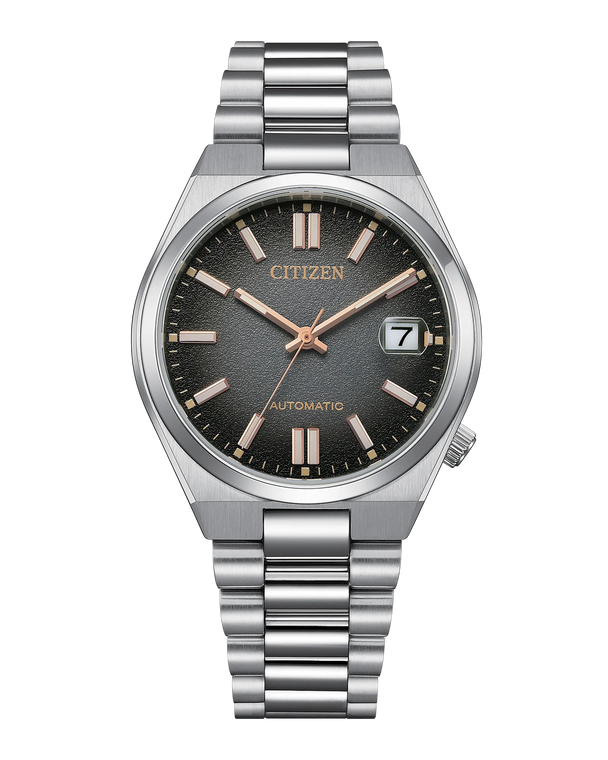 Citizen TSUYOSA 37 mm Time Slip Limited Edition Black Fumé Dial, Bracelet [NJ0200-50E]