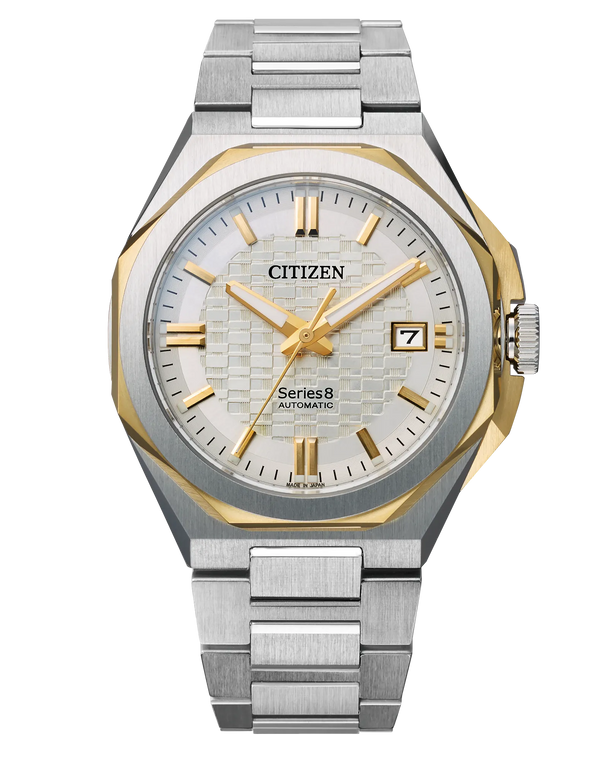 Citizen Series8 Automatic White Dial Two-Tone 39.3 mm [NB6084-50A]