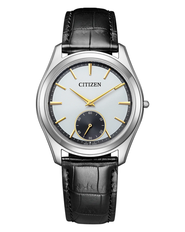 Citizen Eco-Drive One Ultra-Thin White Dial Crocodile Strap 36.6 mm [AQ5010-01A]