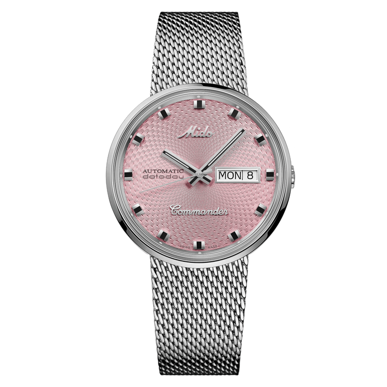 Mido Commander 1959 Automatic 37 mm Black Dial Milanese Bracelet [M8429.4.77.11]