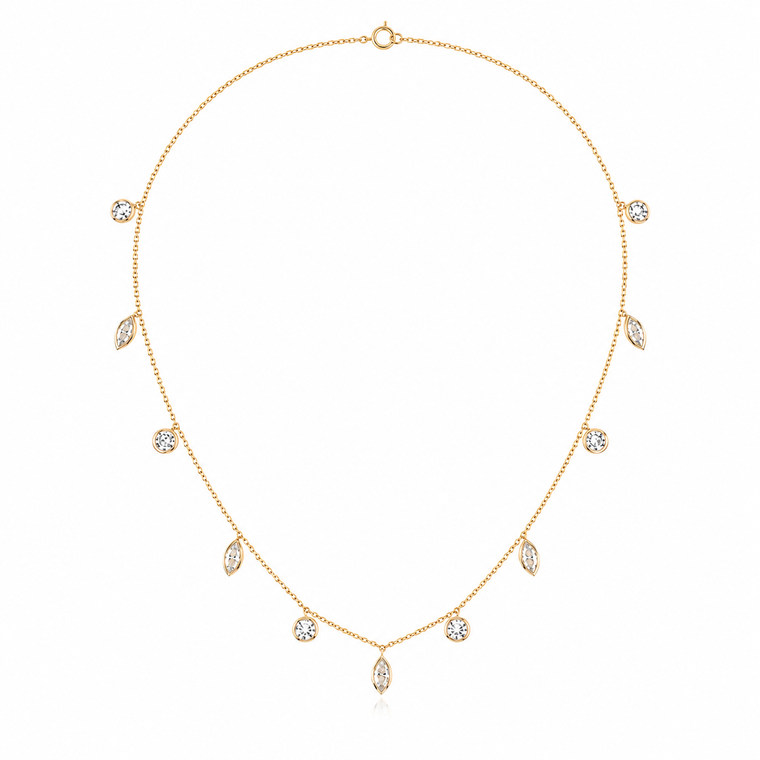 VERA Harmony™ Diamond Necklace | 14K Yellow Gold | 2.47 CT Lab Grown Diamonds | 18"