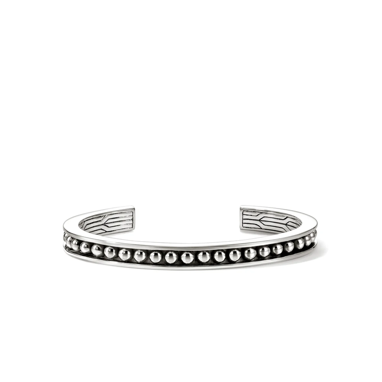 John Hardy Nailhead Cuff 7.5mm Sterling Silver [CM30182]