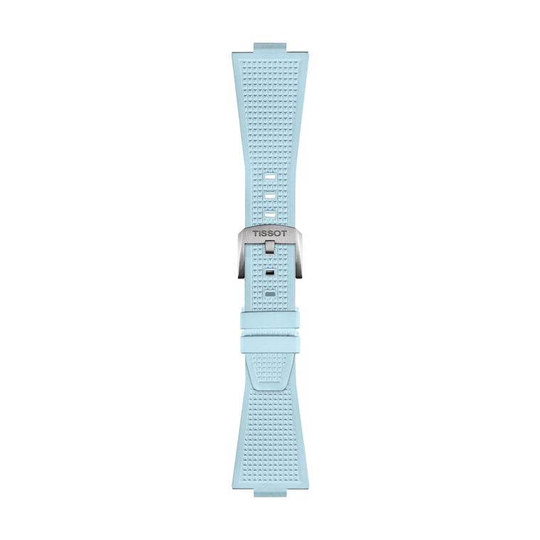 Tissot Official Light Blue PRX 40 mm Rubber Strap [T852.050.985]