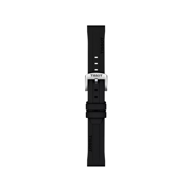 Tissot Official Black 18 mm Silicone Strap [T852.047.455]