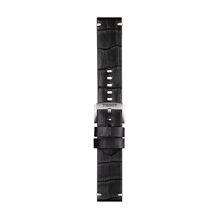 Tissot Official Black 22 mm Leather Strap [T852.046.775]