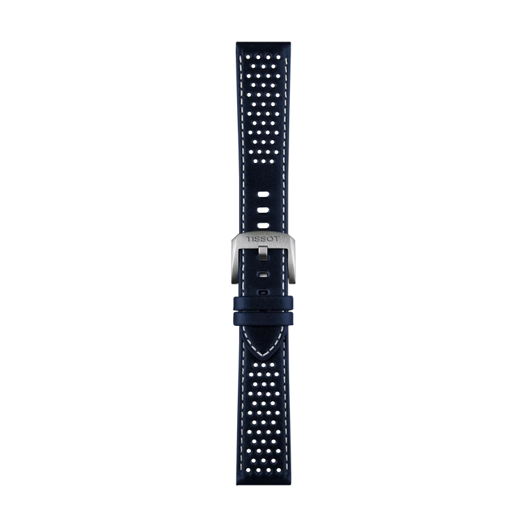 Tissot Official Blue 20 mm Leather Strap [T852.050.051]