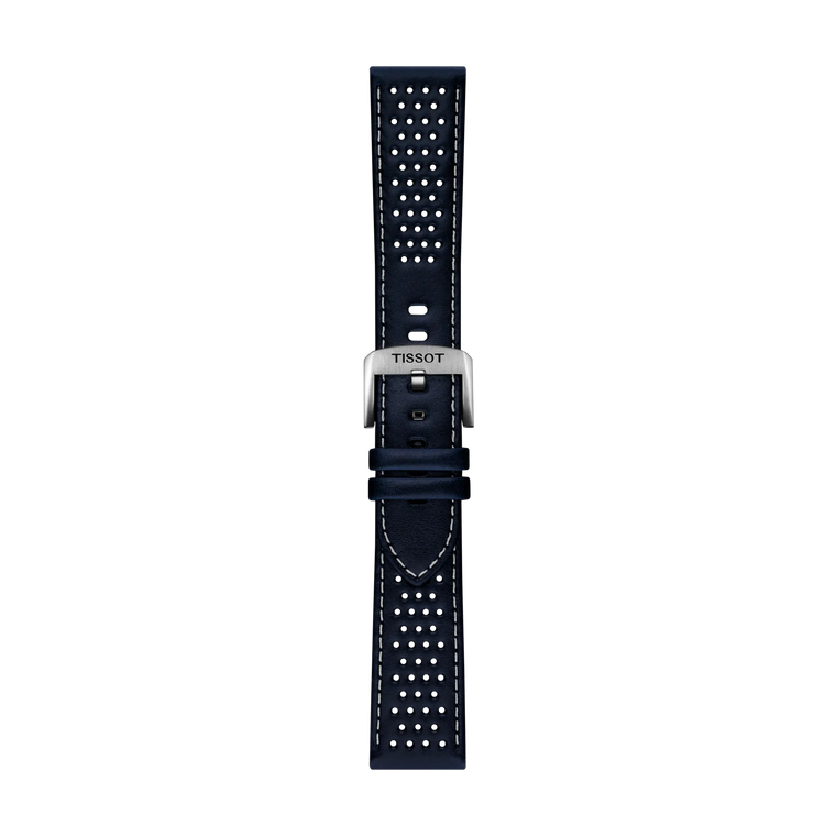 Tissot Official Blue 22 mm Leather Strap [T852.051.015]