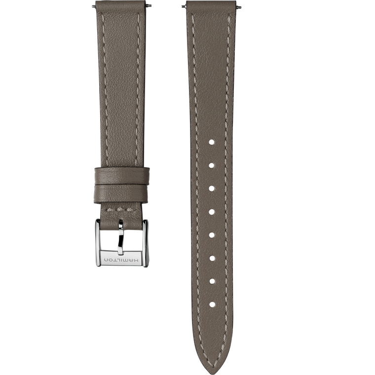 14mm Beige Leather Strap for Hamilton American Classic Ardmore Quartz H11221514 H6001121131