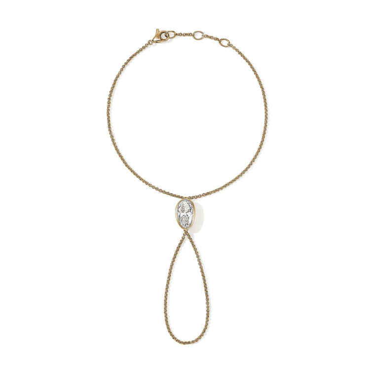 John Hardy JH Lovestruck™ Hand Chain 14K Yellow Gold with 3.25TCW Lab-Grown Diamond [BUGGX43020LGD]