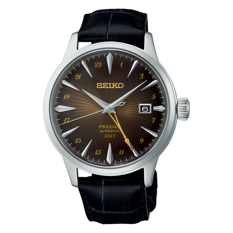 Seiko Presage SSK039 Cocktail Time GMT automatic watch