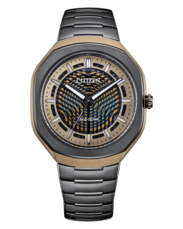 Citizen Photon Eco-Drive 50th Anniversary Limited Edition 39.6 mm Black Dial Black & Gold Super Titanium Bracelet [BJ6569-59X]