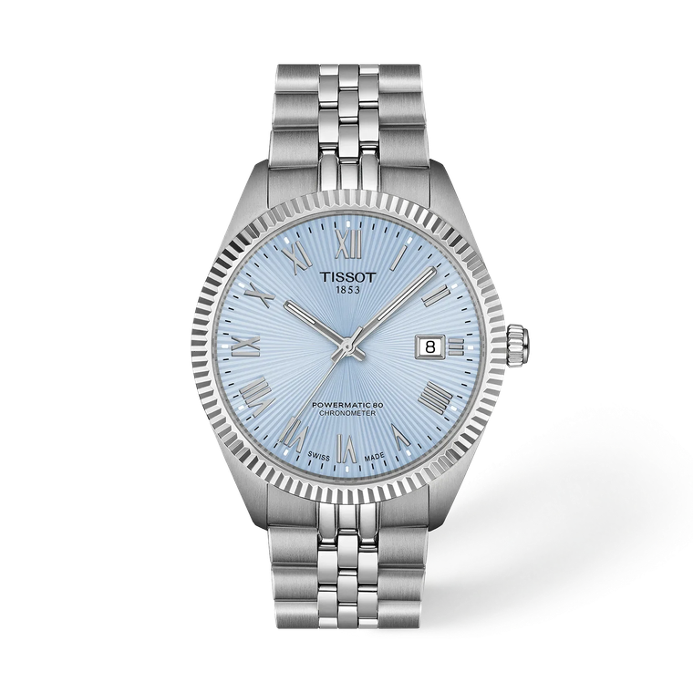 Tissot Ballade COSC Powermatic 80 39 mm Ice-Blue Dial Bracelet [T156.408.11.353.00]