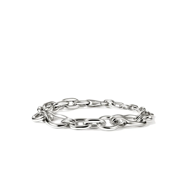 John Hardy Surf Link Bracelet Sterling Silver 5.3–13.1 mm [BU89532]