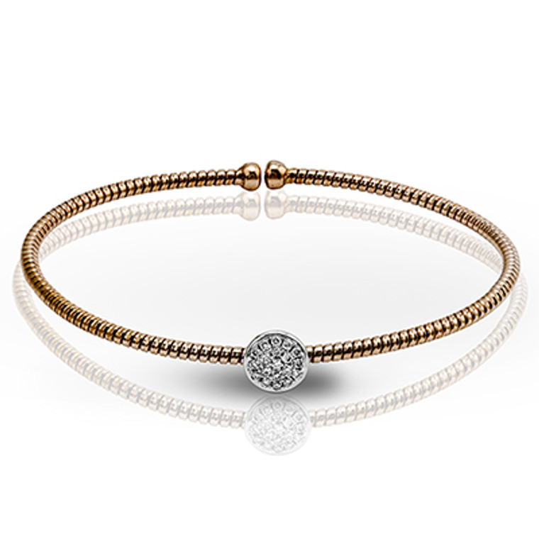 Simon G Bangle NB131 - 18CT Rose Gold