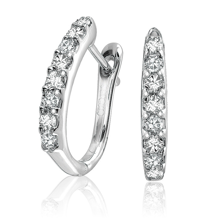 DIAMOND HUGGIE EARRING   #13-040280