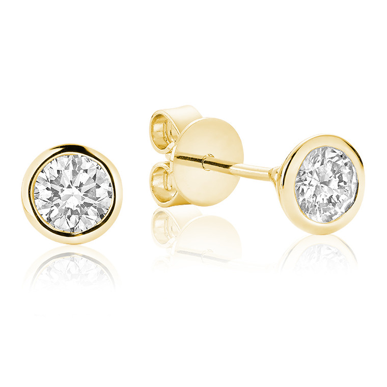 DIAMOND STUD EARRING  #13-04BZ10Y