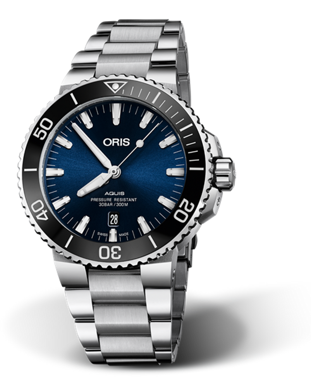 ORIS AQUIS DATE 43.5mm - BLUE DIAL