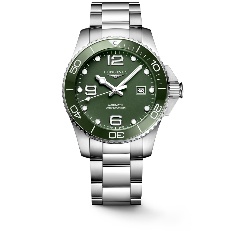 Longines HydroConquest Automatic Green Matt Dial 43 mm [L3.782.4.06.6]