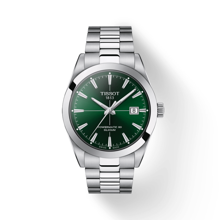 Tissot Gentleman Powermatic 80 Silicium, Green Dial