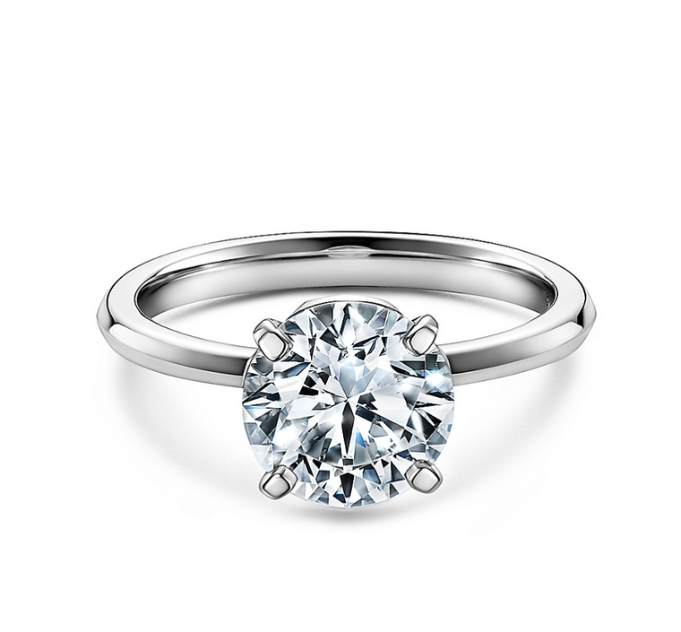 ELSIE COLLECTION:1.00 CARAT LAB CREATED DIAMOND SOLITAIRE RING