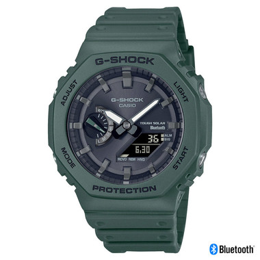 CASIO G SHOCK GAB2100-3ACR GREEN BLUETOOTH TOUGH SOLAR