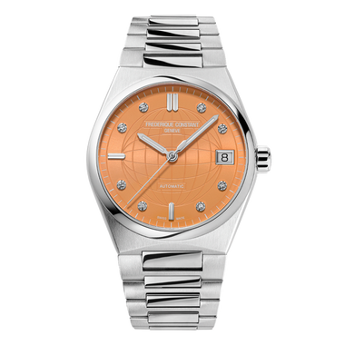 Frederique Constant Highlife Ladies Automatic 34 mm Orange Dial