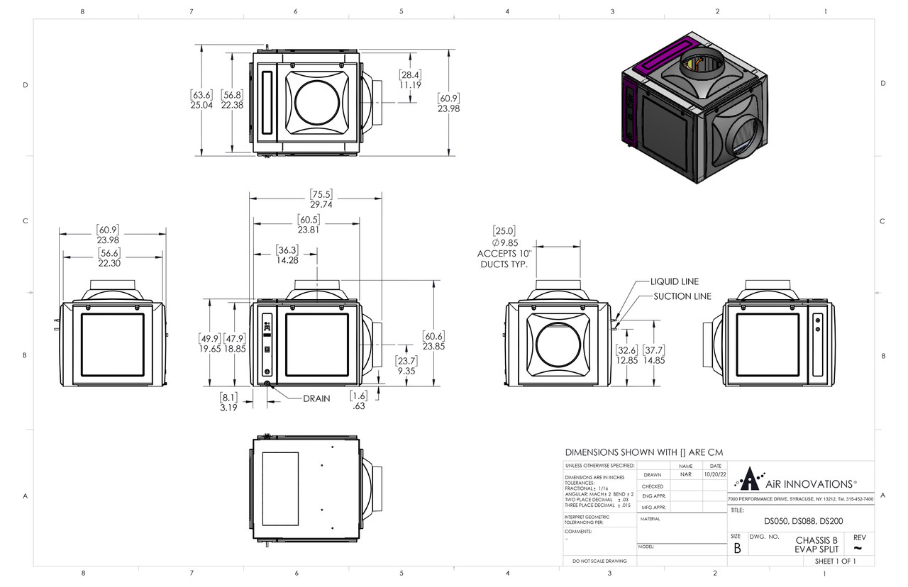 Wine Guardian Sentinel DS200 Sentinel Split System Wine Cellar